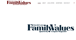 Desktop Screenshot of lincolnfamilyvalues.com